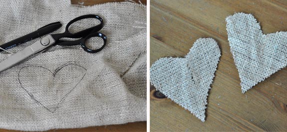 burlap pouch how to