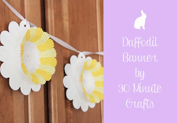 Daffodil Banner by 30 Minute Crafts