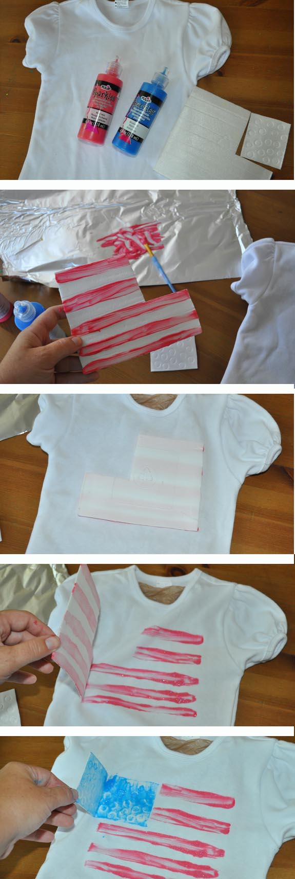 Make a Flag shirt for 4th of July in 5 Minutes! 
