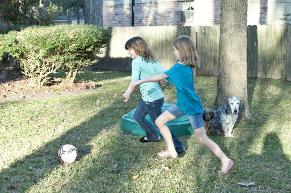 soccer in the backyard 2014 - clumsycrafter