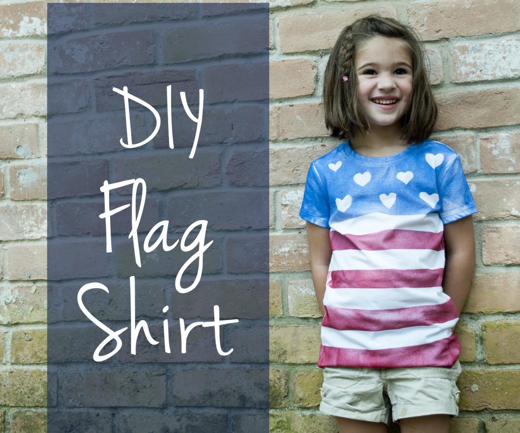 DIY Patriotic Flag Shirt