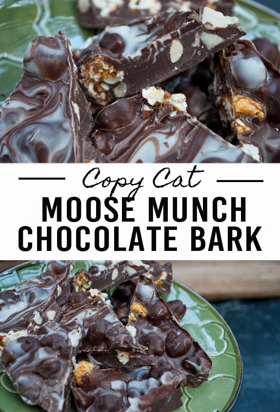 Copy Cat Moose Munch Chocolate Bark