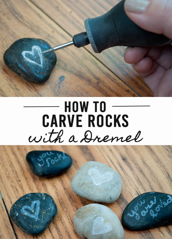 How to carve rocks with a Dremel! Great DIY