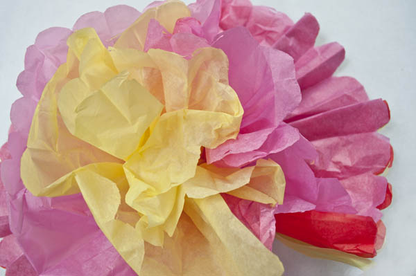 mexican tissue paper flower cinco de mayo