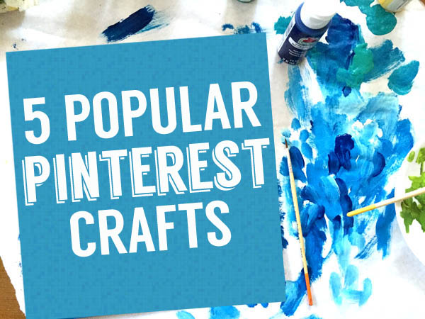 5 popular pinterest crafts from Clumsy Crafter