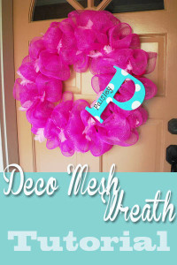 Deco Mesh Wreath Tutorial