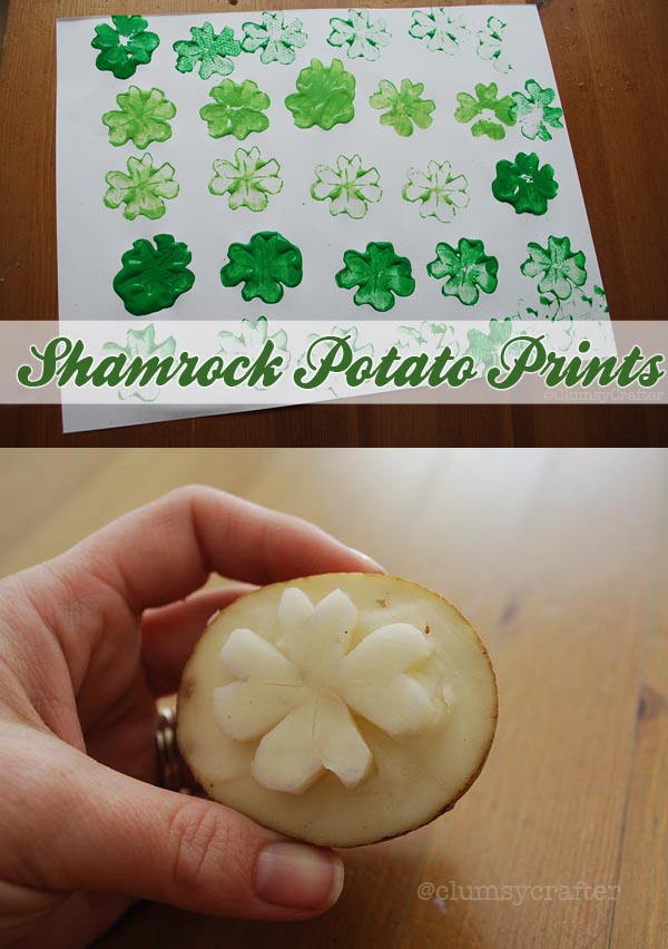 Shamrock Potato Prints | Easy St. Patrick's Day Craft for Kids! 