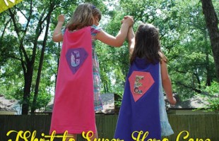 T-Shirt Super Hero Capes: No Sew
