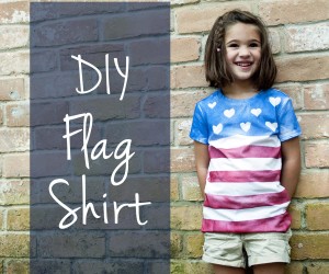 DIY Flag T-shirts! - Clumsy Crafter