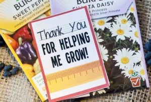 Thank You For Helping Me Grow – Free Printable