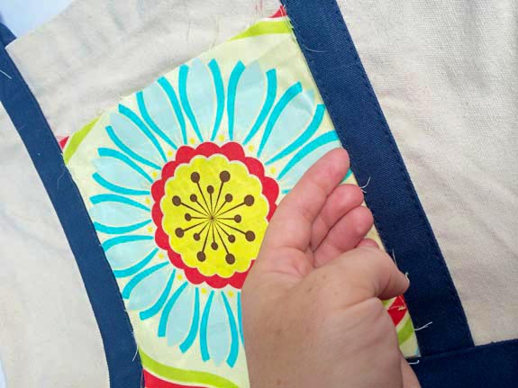 Simple DIY makeover for an old tote bag