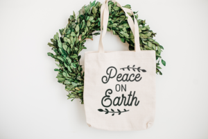 Peace On Earth – Free Cut File – Perfect for Gifts or DIY Gift Bags